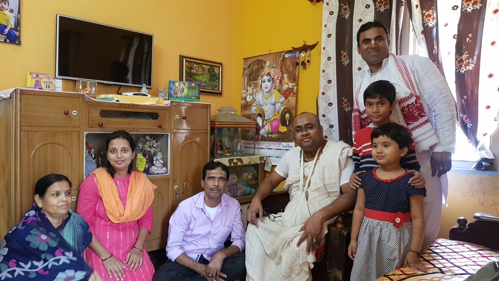 Visiting devotees. Asansol.  18-24.11.2019